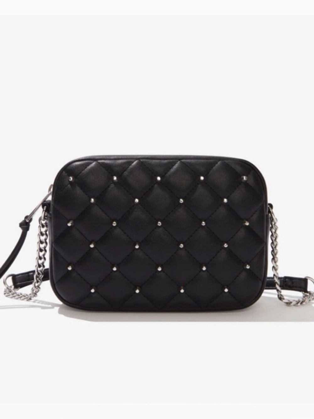 REBECCA MINKOFF 🖤 BLACK DIAMOND QUILT STUDDED 🖤 SMALL CROSSBODY BAG 🌟NWT🌟
